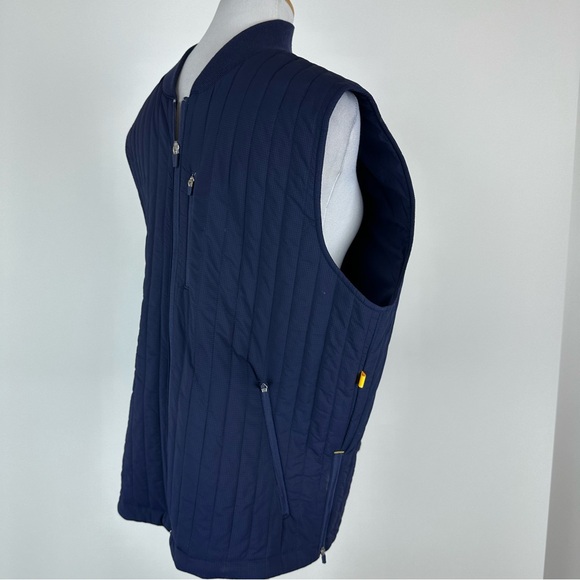 Bonobos Golf The Elements Vest Blue Channel Vest Size Large - Picture 6 of 9
